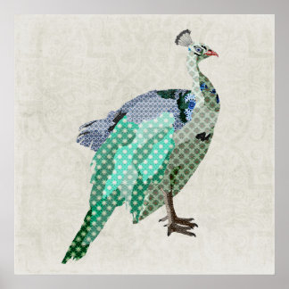 Affiche Toile Peacock Art