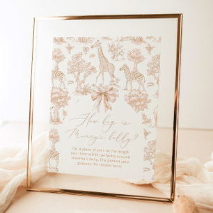 Affiche Toile Safari quelle taille est le jeu du ventre de