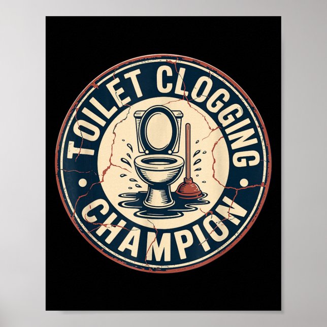 Affiche Toilet Clogging Chamon  (Devant)