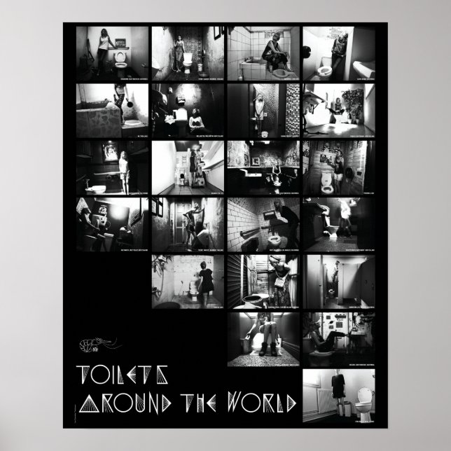Affiche Toilets - Crevettes trotteuses (Devant)