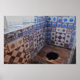 Affiche Toilettes Royales, Château de Rosenborg, Copenhagu