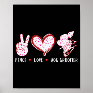 Affiche Toiletteur de chiens pour hommes femmes amateurs d