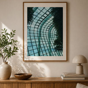 Affiche Toit de la serre en verre de la forêt nuageuse