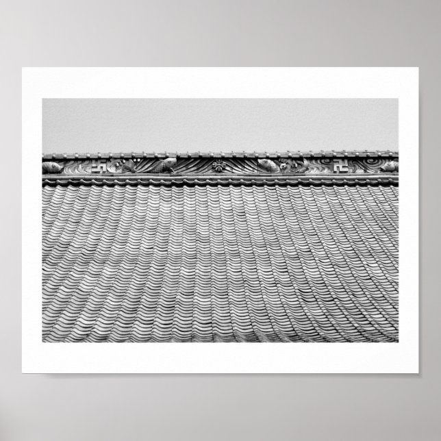 Affiche Toit du temple : Kyoto (Devant)