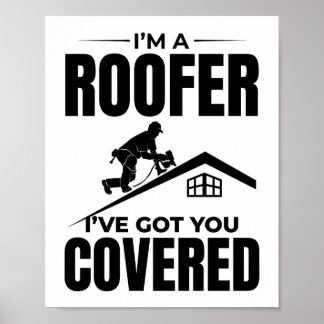 Affiche Toit - Je t'ai fait recouvert Design de toiture