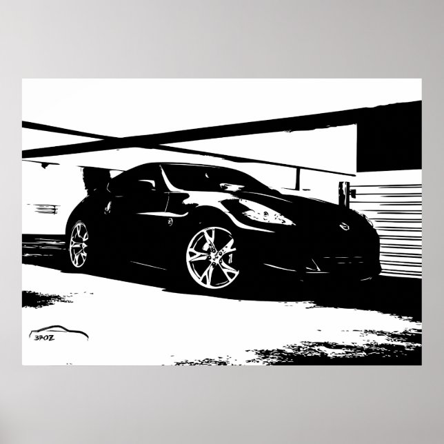 Affiche Toit Nissan 370Z (Devant)