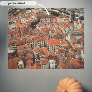 Affiche Toits rouges de Kotor (Monténégro)