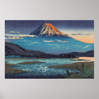 Affiche Tokaido Fujikawa 1939 par Tsuchiya Koitsu