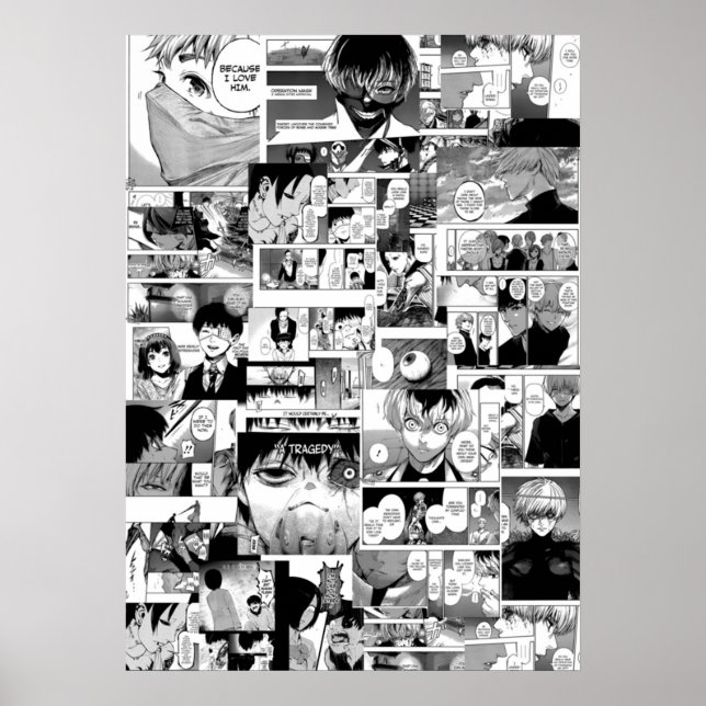 Affiche Tokyo ghoul Collage (Devant)