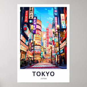Affiche Tokyo - Japon Imprimer les voyages