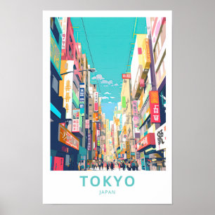 Affiche Tokyo - Japon Imprimer les voyages