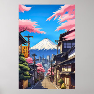 Affiche Tokyo Mt Fuji