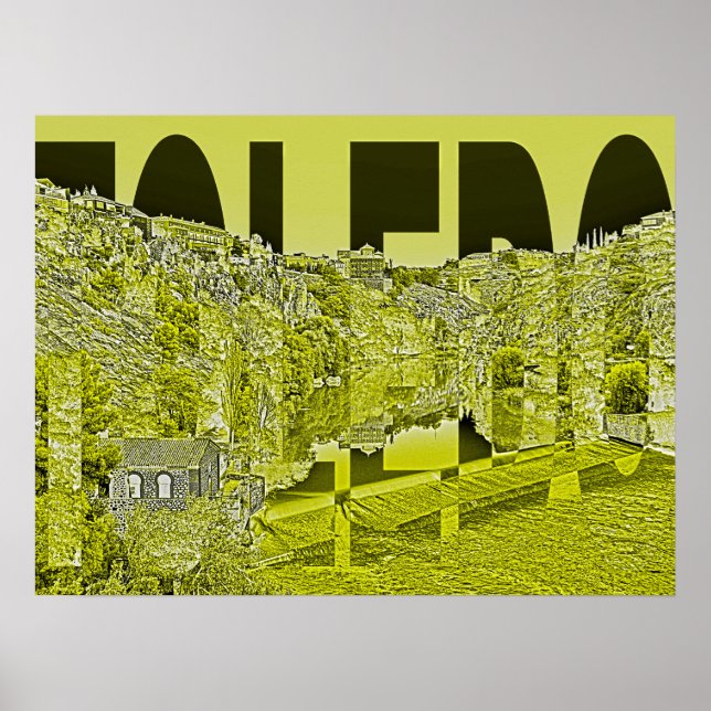 affiche toledo espagne (Devant)