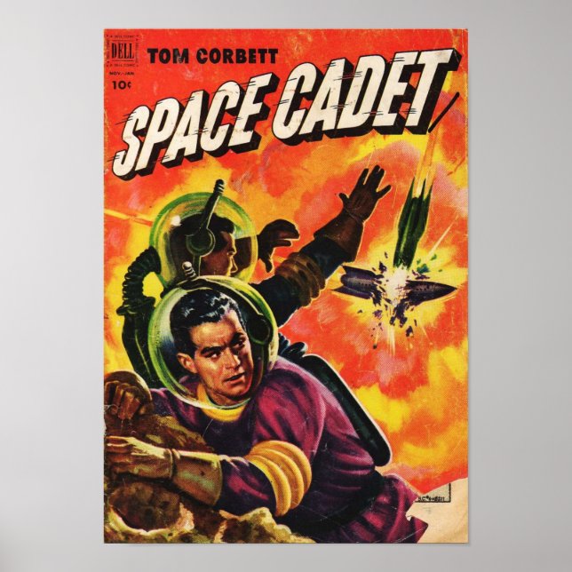Affiche Tom Corbett Cadet de l'Espace : Exploser un Rocket (Devant)
