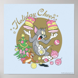 Affiche Tom et Jerry Holiday Cheer