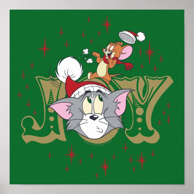 Affiche Tom et Jerry Holiday Joy (Devant)