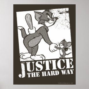 Affiche Tom et Jerry Justice à l'envers