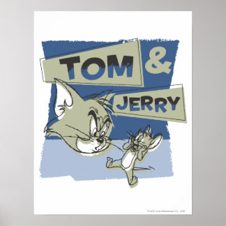 Affiche Tom et Jerry Scarridey Mouse