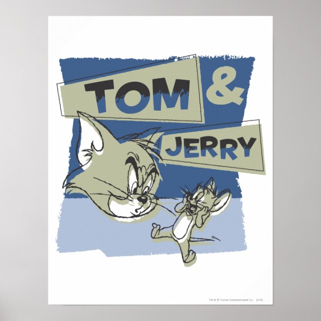Affiche Tom et Jerry Scarridey Mouse (Devant)