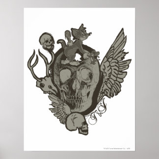 Affiche Tom et Jerry Skull