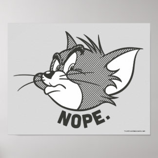 Affiche Tom Et Jerry | Tom Dit Non