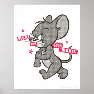 Affiche Tom et Jerry Tough Mouse 3