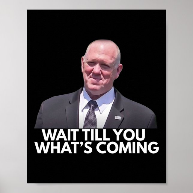 Affiche Tom Homan, Tsar de la frontière, attendez de voir  (Devant)