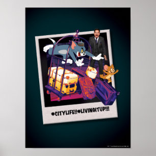 Affiche Tom & Jerry Luggage Crash Photograph