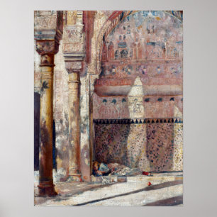 Affiche Tom Roberts Basking A Corner dans l'Alhambra