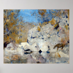 Affiche Tom Roberts dans un coin sur la Macintyre