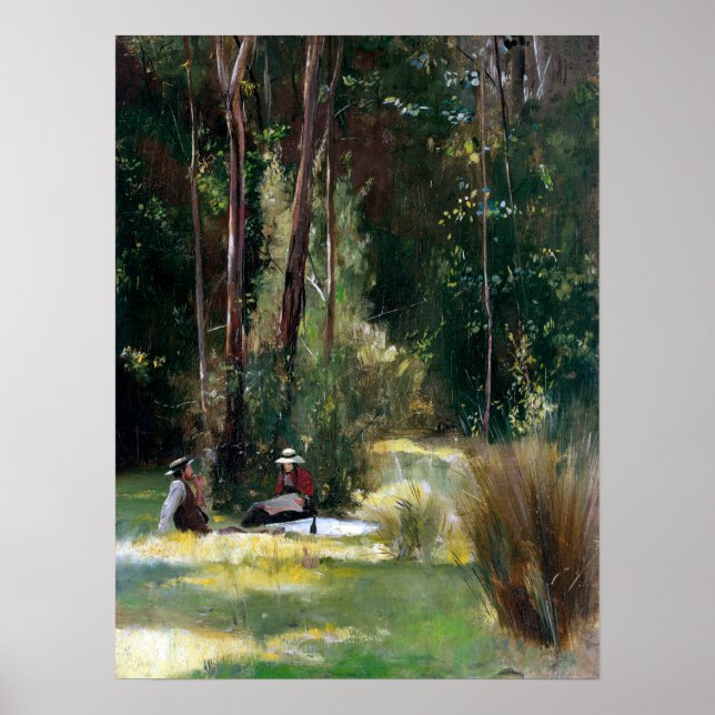 Affiche Tom Roberts Un Dimanche Après-Midi (Devant)