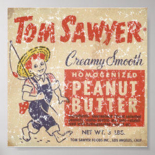 Affiche Tom Sawyer - 1945 - affligé