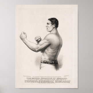 Affiche Tom Sayers - Champion Anglais de l'enfer