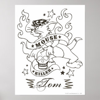 Affiche Tom Souris Tueur Tatouage 1