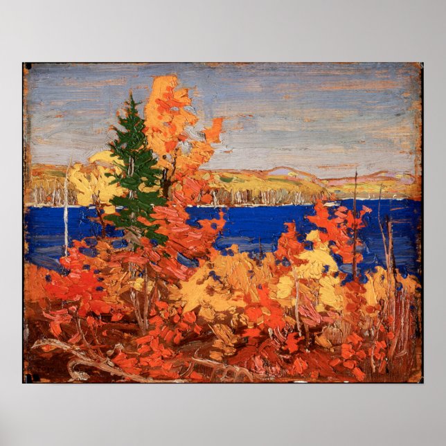 Affiche Tom Thomson Autumn Foliage Automne 1916 (Devant)