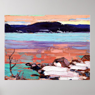 Affiche Tom Thomson - Paysage avec neige