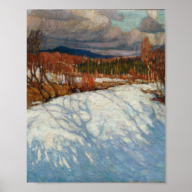 Affiche Tom Thomson Peinture Parc Algonquin Ontario (Devant)
