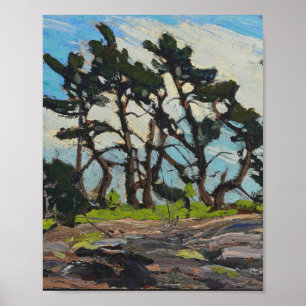 Affiche Tom Thomson Peinture Pine Island Terre canadienne