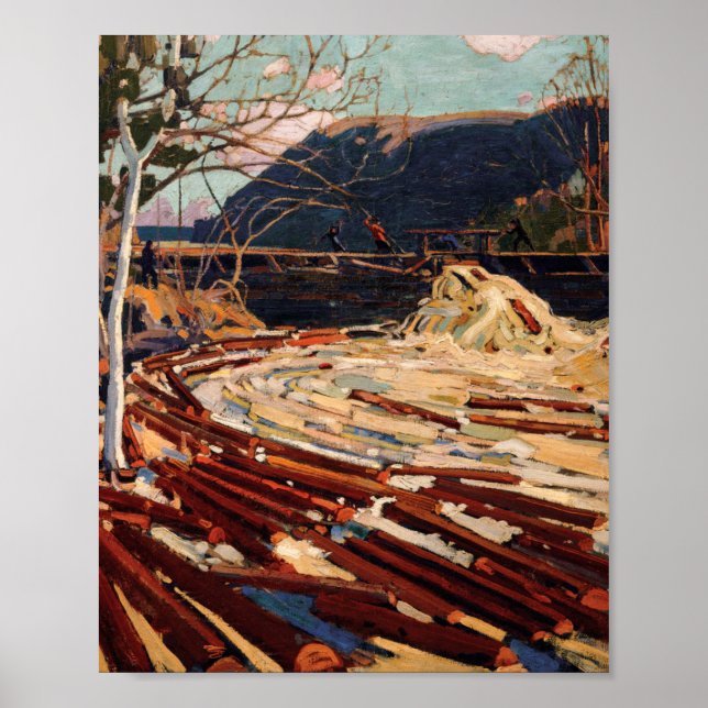 Affiche Tom Thomson Peinture The Drive Paysage canadien (Devant)