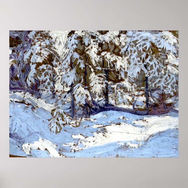 Affiche Tom Thomson - Première neige en automne (Devant)