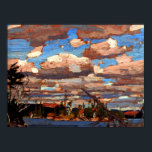Affiche Tom Thomson - Ragged Lake, fine art<br><div class="desc">Ragged Lake,  peinture de paysage d'art raffiné de l'artiste canadien Tom Thomson,  1915</div>