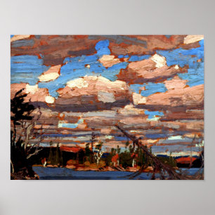 Affiche Tom Thomson - Ragged Lake, fine art