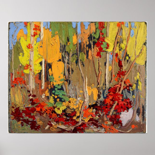 Affiche Tom Thomson Sketch pour la Garland d'automne (Devant)