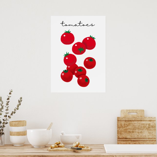Affiche Tomates (Cuisine)