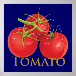 Affiche Tomates rouges à sucer