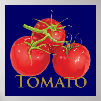 Affiche Tomates rouges à sucer