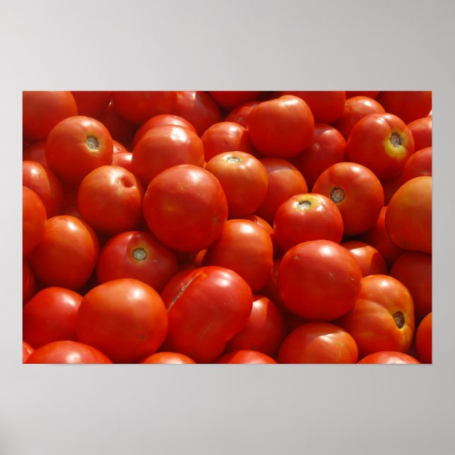 Affiche Tomates sur le marché (Devant)