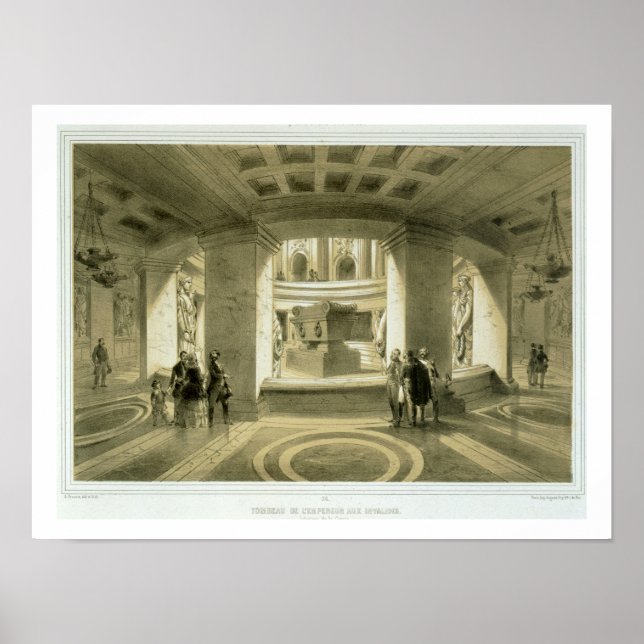 Affiche Tomb of Napoléon (1769-1821) at Invalides, from 'P (Devant)