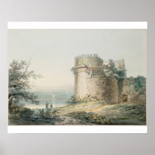 Affiche Tombe de Cecilia Metella, Rome