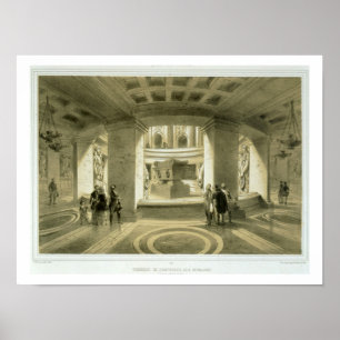 Affiche Tombe du napoléon (1769-1821) chez Invalides, de